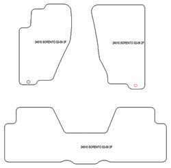 Tappetini per Kia Sorento I 2002-2009
