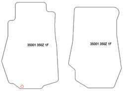 Tappetini per Nissan 350Z 2002-2009
