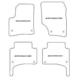 Tappetini per Porsche Cayenne I 2002-2010