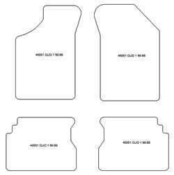 Tappetini per Renault Clio I 1990-1998