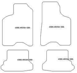 Tappetini per Seat Arosa 1997-2004