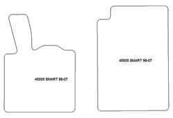 Tappetini per Smart Fortwo I 1998-2007