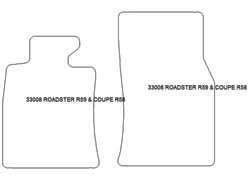 Tappetini per Mini Coupe (R58) / Roadster (R59) 2012-2015