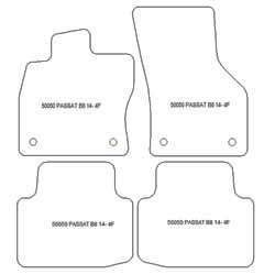 Tappetini per Volkswagen Passat (B8) Variant 12.2014-11.2023