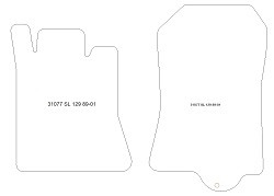 Tappetini auto per Mercedes SL (R129) 1989-2001