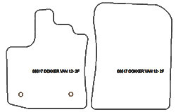 Tappetini per Dacia Dokker van 2012-09.2021 MTM Plus