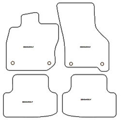 Tappetini per Audi A3 (8Y) Sportback MHEV / TFSI / TFSIe 03.2020- MTM Plus