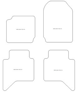 Tappetini per Isuzu D-Max Crew 2020- MTM Plus