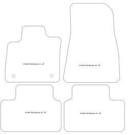 Tappetini per Volvo C40 Recharge 2021- plus