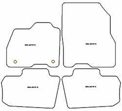 Tappetini per Nissan Leaf 12.2010-12.2017