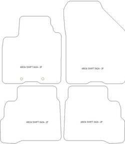 Tappetini per Suzuki Swift 04.2024-