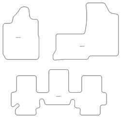 Tappetini auto per Fiat Multipla 1998-2010