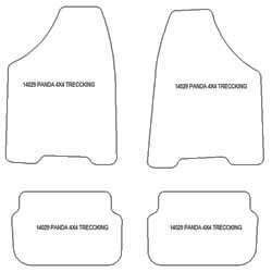 Tappetini auto per Fiat Panda (anche 4x4 Trekking) 1980-2004