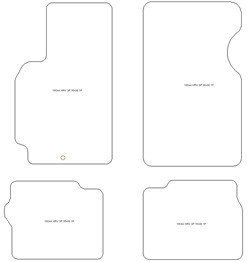 Tappetini per Honda HR-V 5 porte 1999-2006 MTM Top