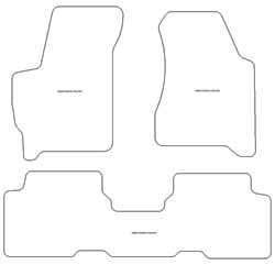 Tappetini auto per Kia Carens II 07.2002-10.2006