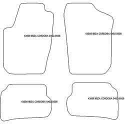 Tappetini auto per Seat Ibiza III (6L) 02.2002-2008