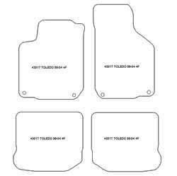 Tappetini auto per Seat Toledo II (1M) 1999-2004
