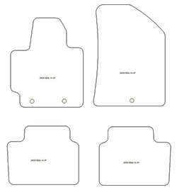 Tappetini auto per Kia Soul II 03.2014-03.2019