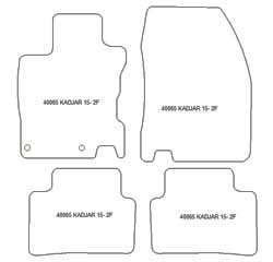 Tappetini auto per Renault Kadjar 06.2015-2019