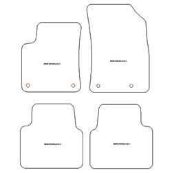 Tappetini per Opel Crossland X / Crossland 06.2017-07.2024 MTM Top