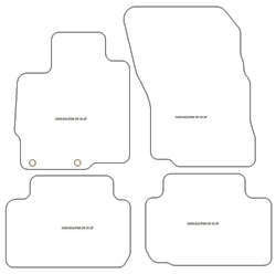 Tappetini auto per Mitsubishi Eclipse Cross 01.2018-