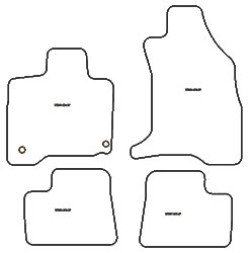 Tappetini per auto Peugeot i-On 2010-