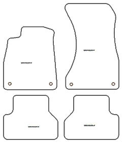 Tappetini auto per Audi A4 (B9) / A4 Allroad (anche g-tron) 09.2019-2024