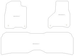 Tappetini per Dodge Ram Crew Cab 2013-/ MTM Top