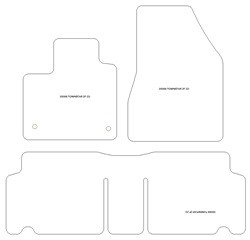 Tappetini per Nissan Townstar 01.2022- MTM Top
