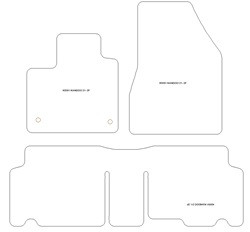Tappetini per Renault Kangoo III 06.2021- MTM Top