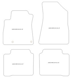 Tappetini per Kia Niro HEV Hybrid 07.2022- MTM Top