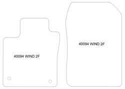 Tappetini per Renault Wind 2010-2013 MTM Top