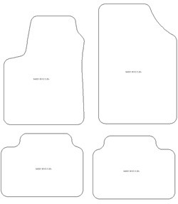 Tappetini auto per EVO Evo 3 2020-