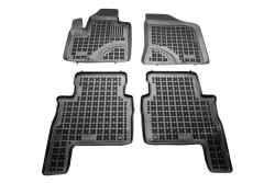 Tappetini per Hyundai Santa Fe II (CRD) 7 posti 06.2010-10.2012 MTM 3D gomma